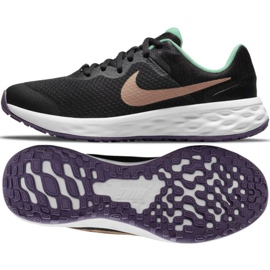 Nike Revolution 6 Jr DD1096 005 Laufschuhe schwarz