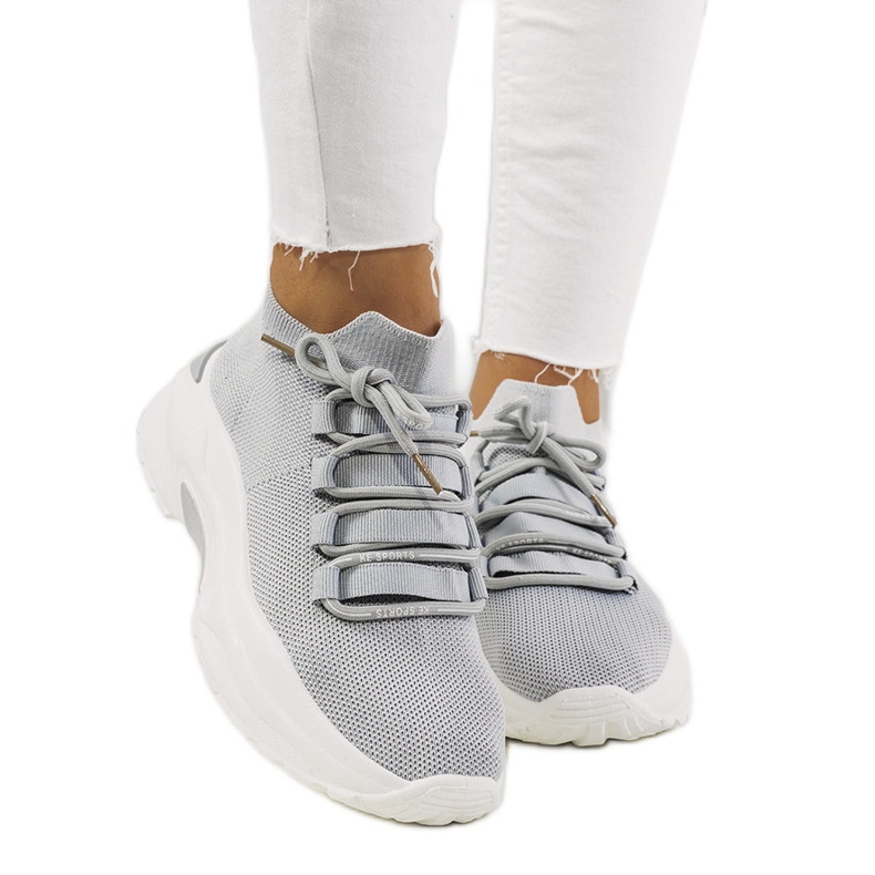 Graue Barraza-Sneakers für Damen