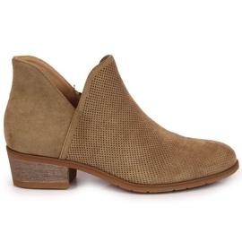 Durchbrochene Stiefel Filippo W PAW319B beige