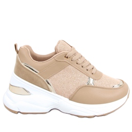 Sportschuhe auf einem versteckten Keilabsatz in Dafne Khaki