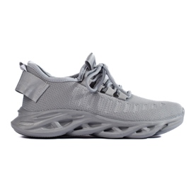 TRENDI Graue leichte Turnschuhe