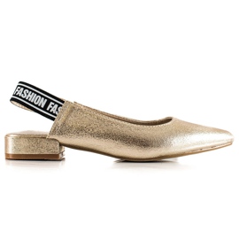 Goodin Pumps mit entdecktem Absatz golden