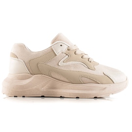 TRENDI Wildleder Sneakers beige
