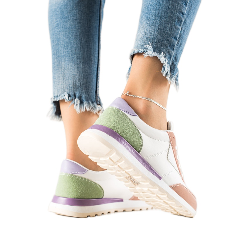 TRENDI Bunte Sportschuhe weiß mehrfarbig