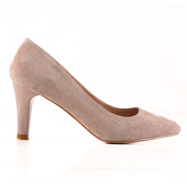 Goodin Lässige Pumps in Beige