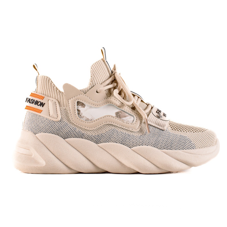 Weide Bequeme Fashion Sneakers braun