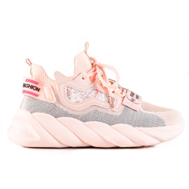 Weide Bequeme Fashion Sneakers rosa