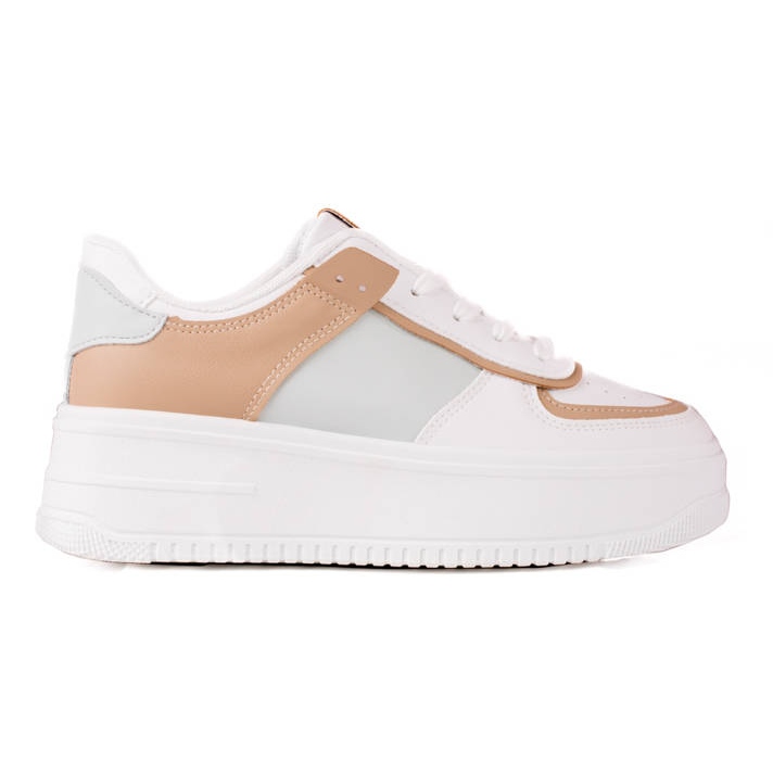 TRENDI Modische Sneakers auf breiter Plattform mehrfarbig