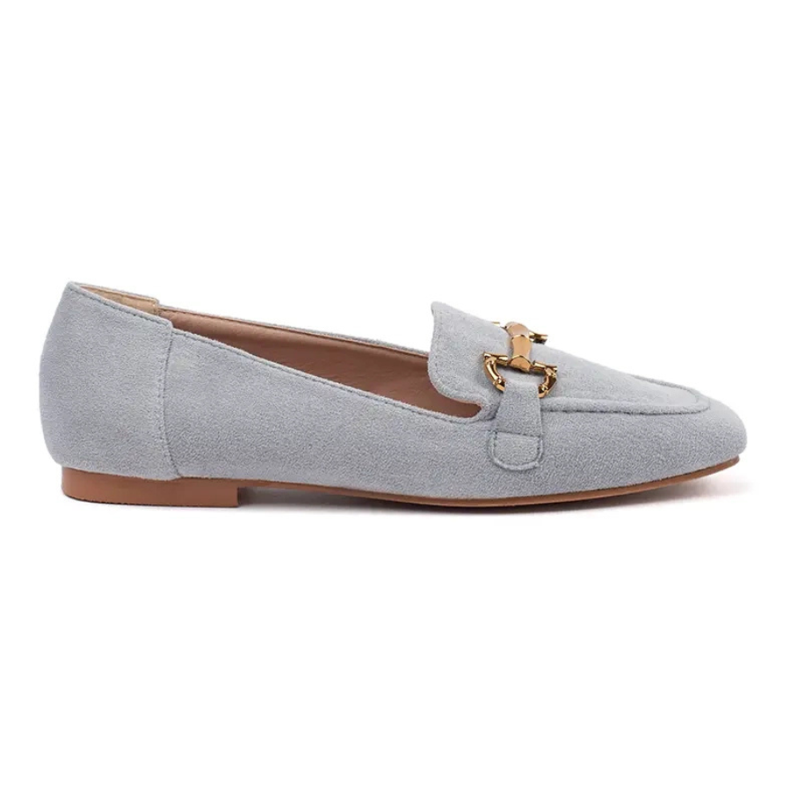 Stylische Wildleder-Loafer blau
