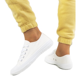 Weiße Damenturnschuhe von Casas