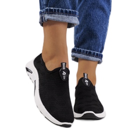 Schwarze Abby-Turnschuhe