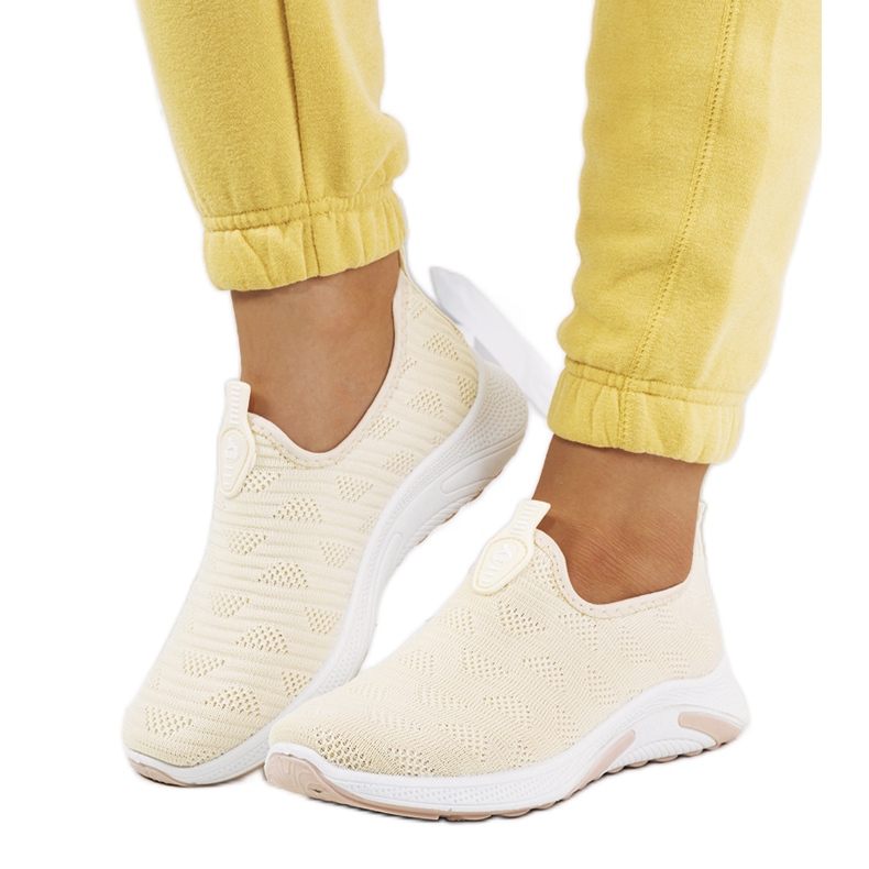 Abby beige Turnschuhe