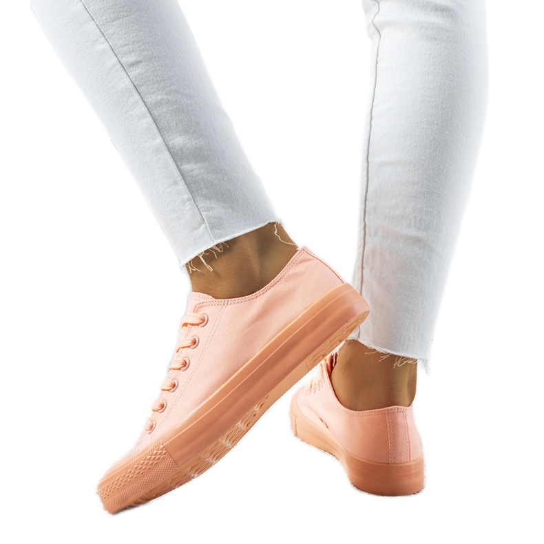 Orange Neon-Hart-Sneakers