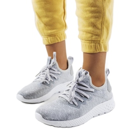 Lenna graue Sportschuhe