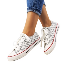 Weiße Ellis Damenturnschuhe