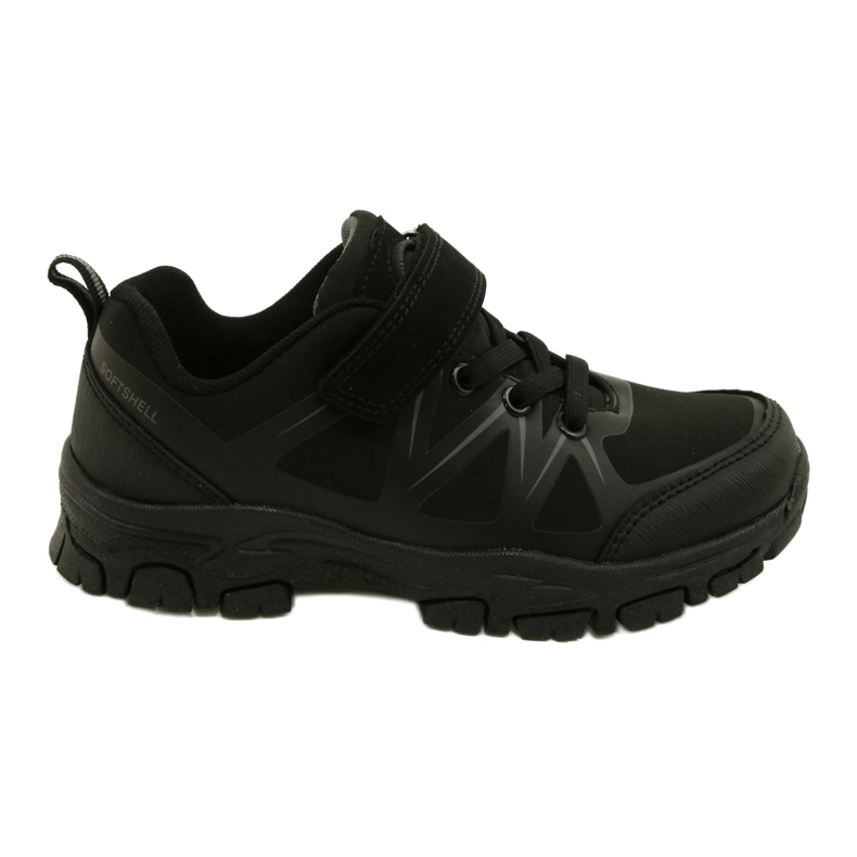 American Club American Softshell Sports Schuhe für Klettverschluss WT94/22 Schwarz