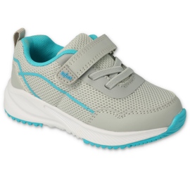 Befado Kinderschuhe 516P112 blau grau