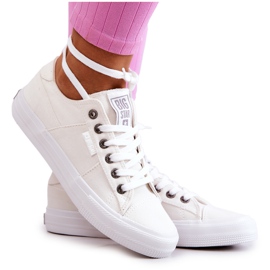 Damen Sneakers Big Star JJ274095 Weiße Turnschuhe