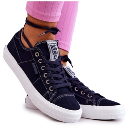 Damen-Turnschuhe Big Star JJ274099 Marineblaue Turnschuhe