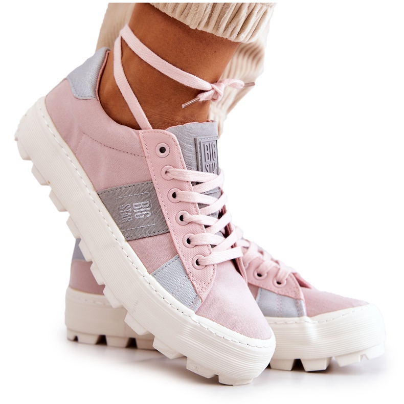 Damenturnschuhe Big Star JJ274481 Rosa