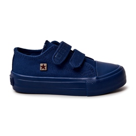 Klassische Kinderturnschuhe Big Star JJ374044 Marineblau ['marine']