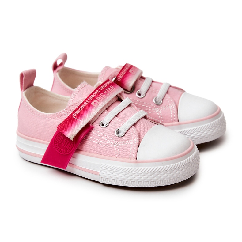 Niedrige Turnschuhe für Kinder Big Star JJ374078 Rosa