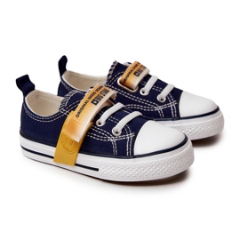 Niedrige Turnschuhe für Kinder Big Star JJ374077 Marineblau