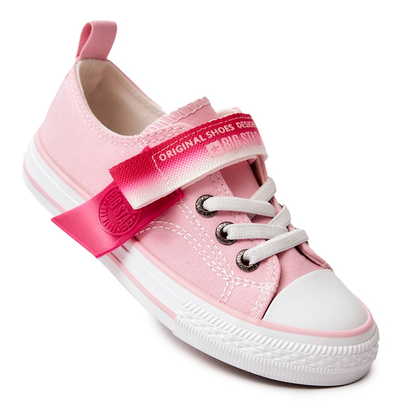 Niedrige Turnschuhe für Kinder Big Star JJ374073 Rosa