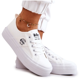 Turnschuhe auf Lee Cooper LCW-22-31-0837L Weiße Plattform