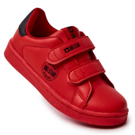Kinderturnschuhe mit Klettverschluss Big Star DD374030 Rot-Schwarz