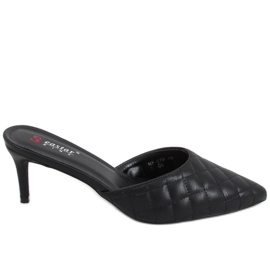Gesteppte Stilettos Gloria Black schwarz