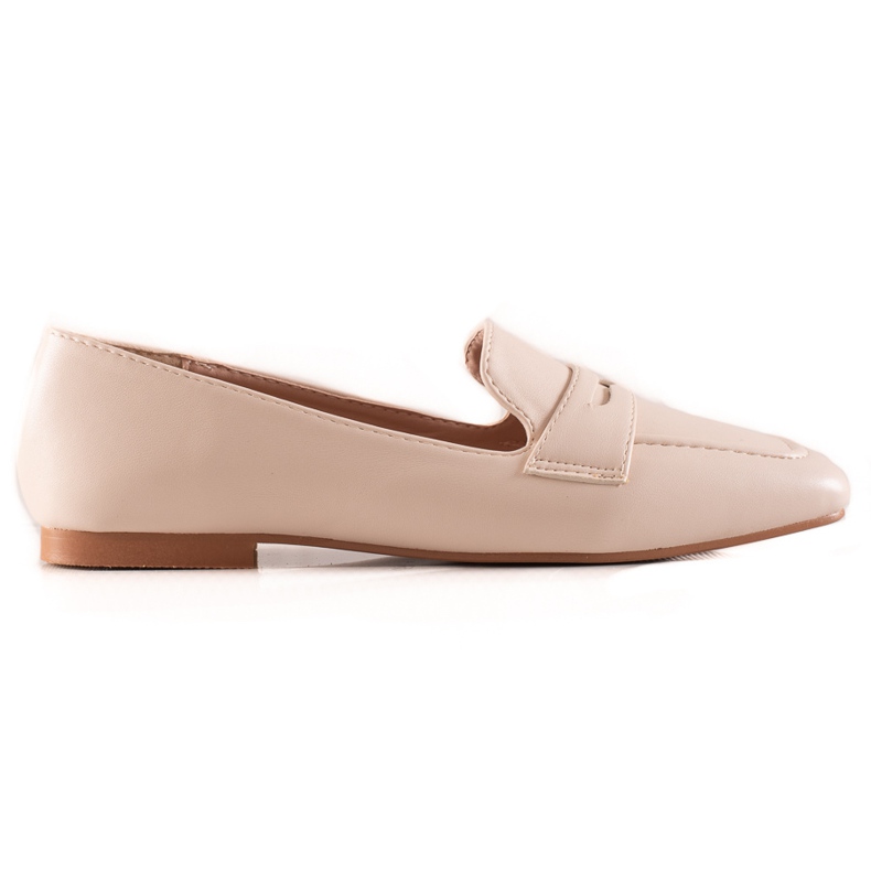 Balada Klassische Loafer mit Öko-Leder beige
