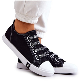 Damen Sneakers mit Bündchen Big Star HH274098 Schwarz