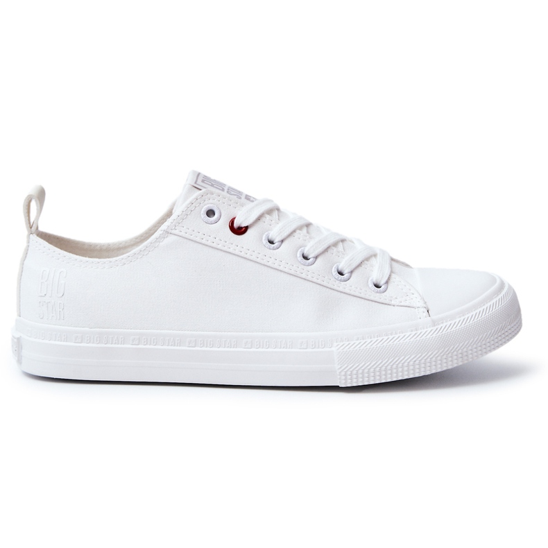Herren Material Sneakers Big Star JJ174001 Weiß