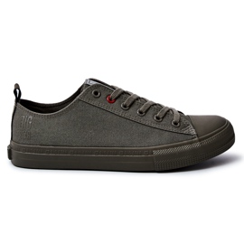 Herren Stoff Turnschuhe Big Star JJ174004 Khaki