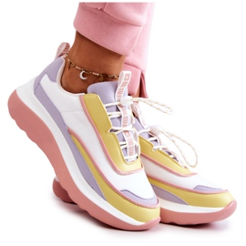 Sportschuhe Turnschuhe Big Star JJ274A511 Mehrfarbig weiß