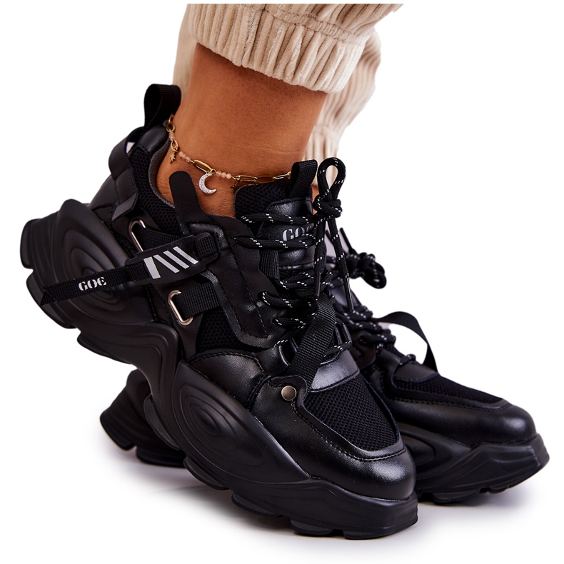 Sportschuhe Turnschuhe GOE JJ2N4083 Schwarz