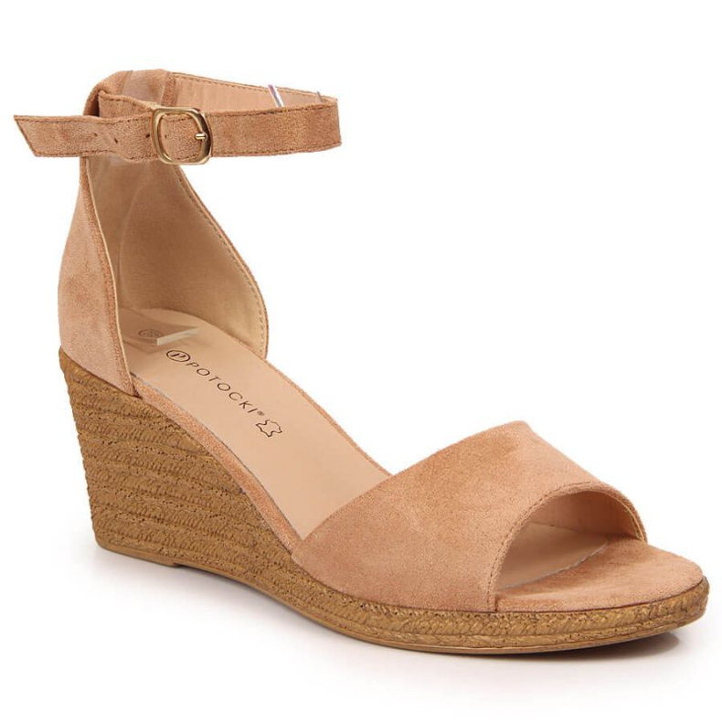 Keilsandalen Potocki W WOL50B beige