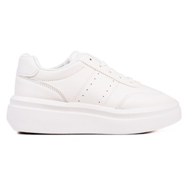 TRENDI Bequeme weiße Turnschuhe