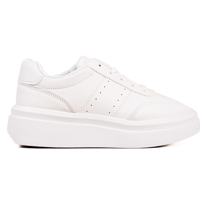 TRENDI Bequeme weiße Turnschuhe