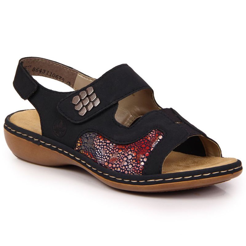 Klettsandalen Rieker W 65989-14 marineblau navy blau