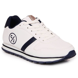 Cross Jeans W JJ2R4021C weiße Sportschuhe marineblau
