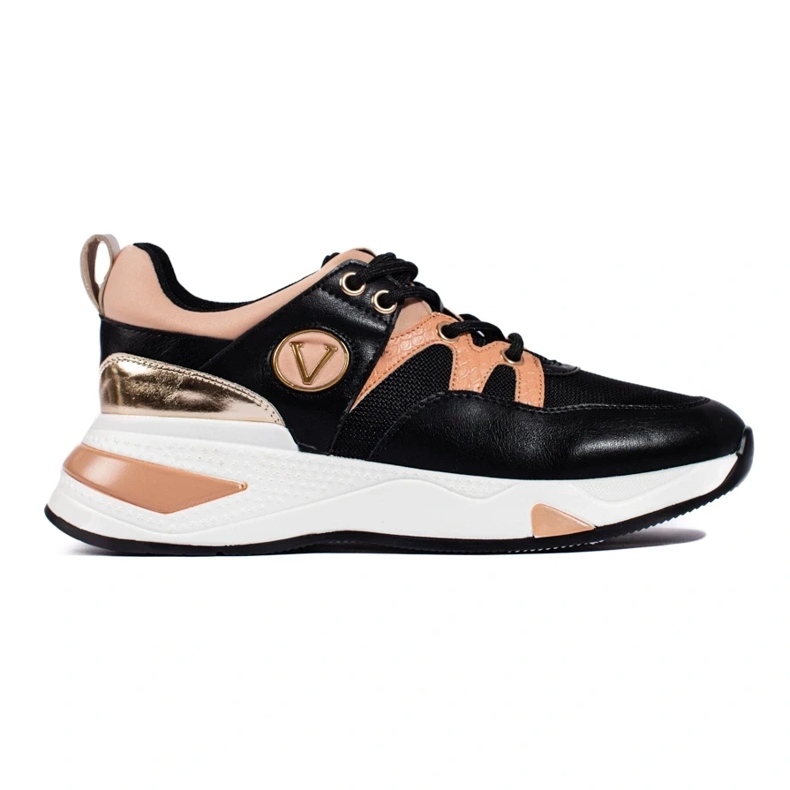 Stylische VINCEZA Sneaker schwarz