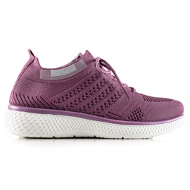 TRENDI Sportschuhe zum Schnüren lila