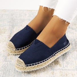 Big Star marineblaue Espadrilles für Damen HH274500 navy blau
