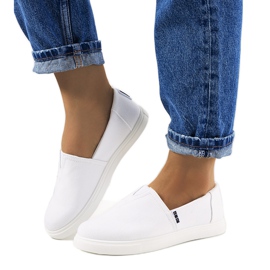 Weiße Damenturnschuhe Big Star JJ274173