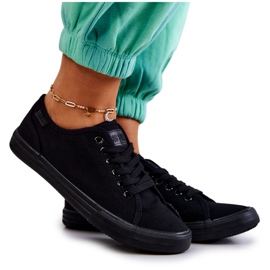 Damen Low Sneakers Big Star JJ274066 Schwarz