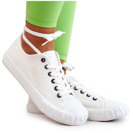 Klassische Damen-Turnschuhe Big Star JJ274493 Weiß