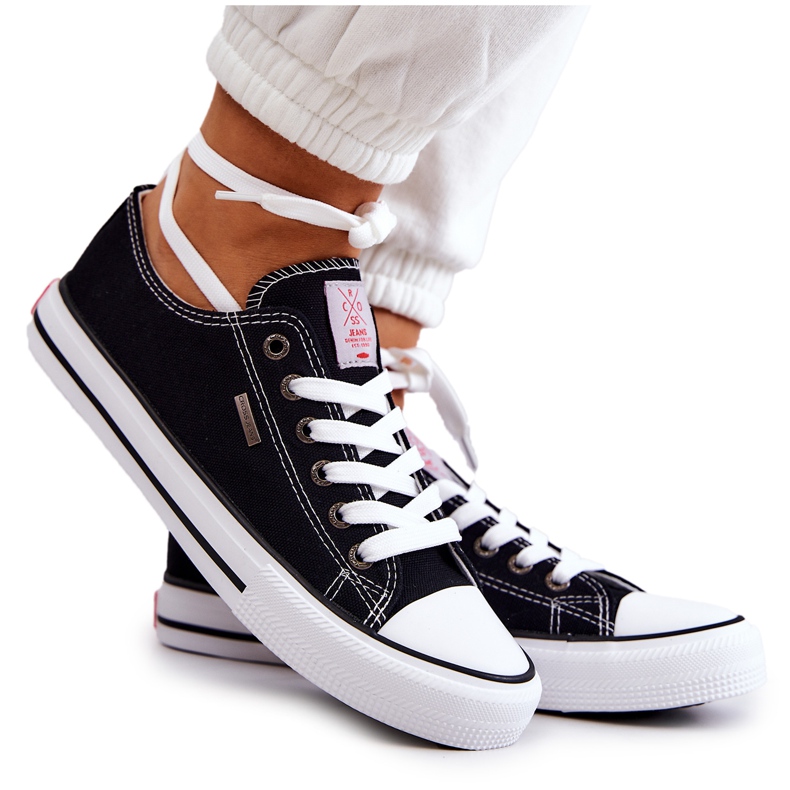 Damen Classic Sneakers Cross Jeans JJ2R4011C Schwarz