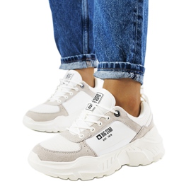 Weiße Big Star JJ274288 Turnschuhe grau